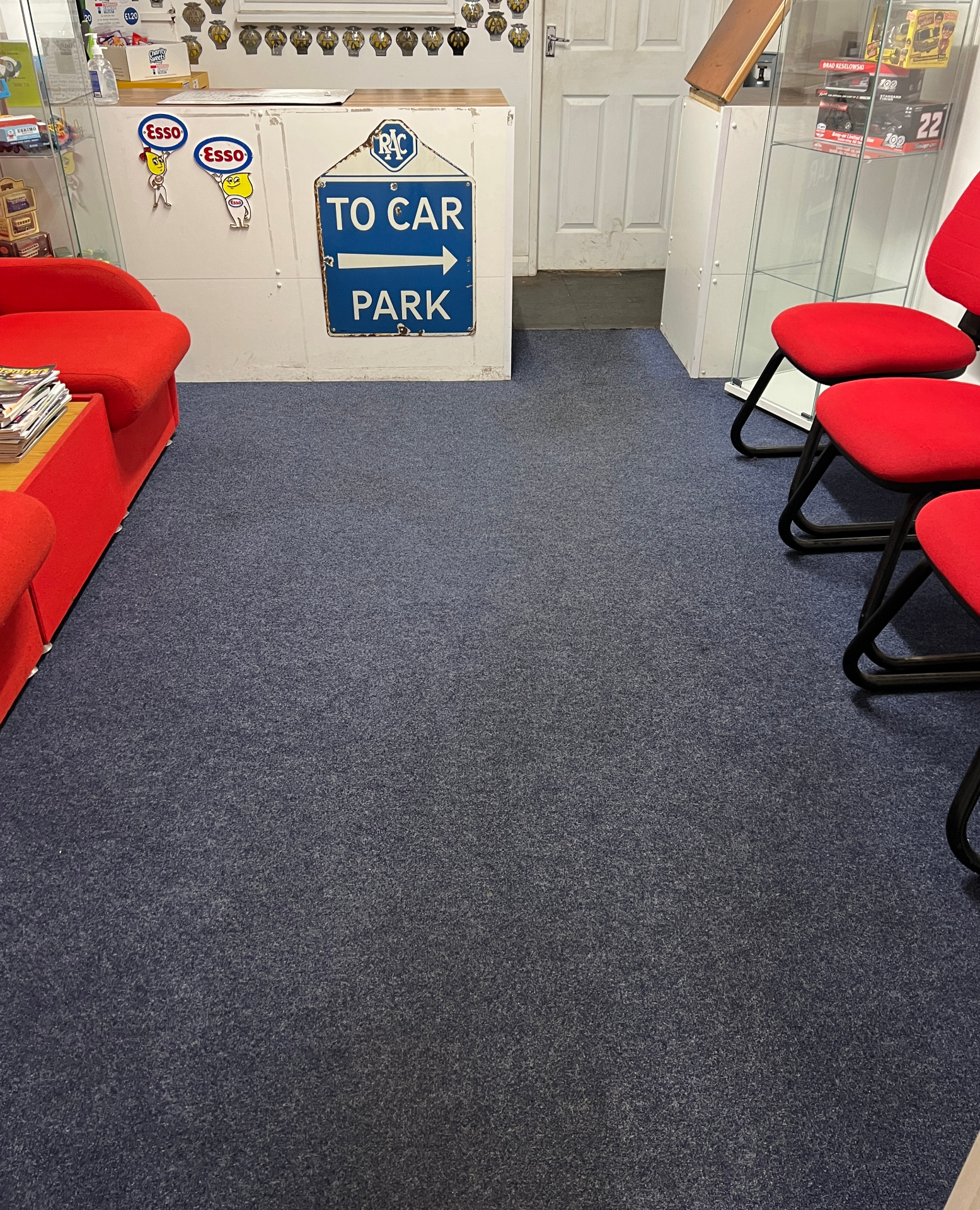 Living room carpet stain removed in Stafford, after professional cleaning